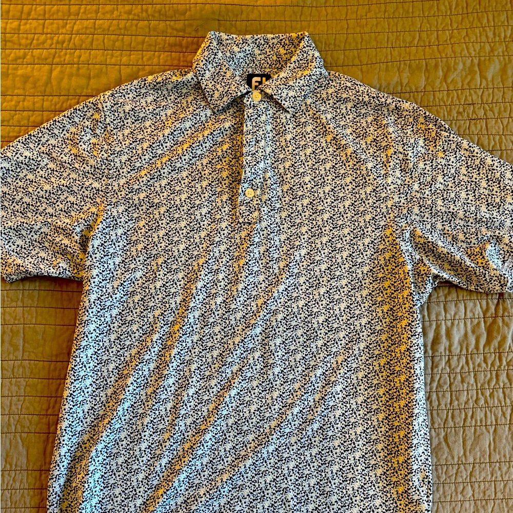 Footjoy confetti polo.